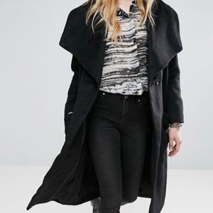 ASOS Religion Oversized Coat- Black (sizes 2-6)